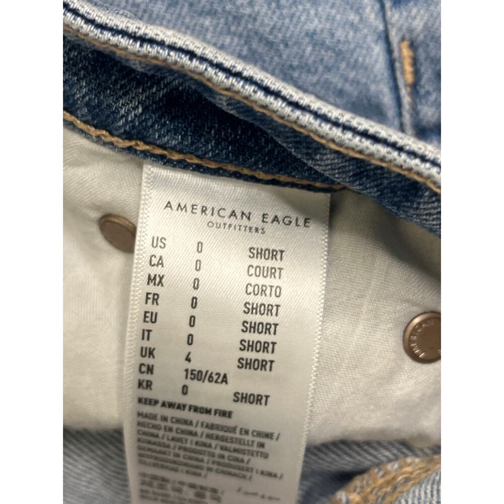 American Eagle Outfitters Balloon Blue Jean, size 0 short - Picture 5 of 14
